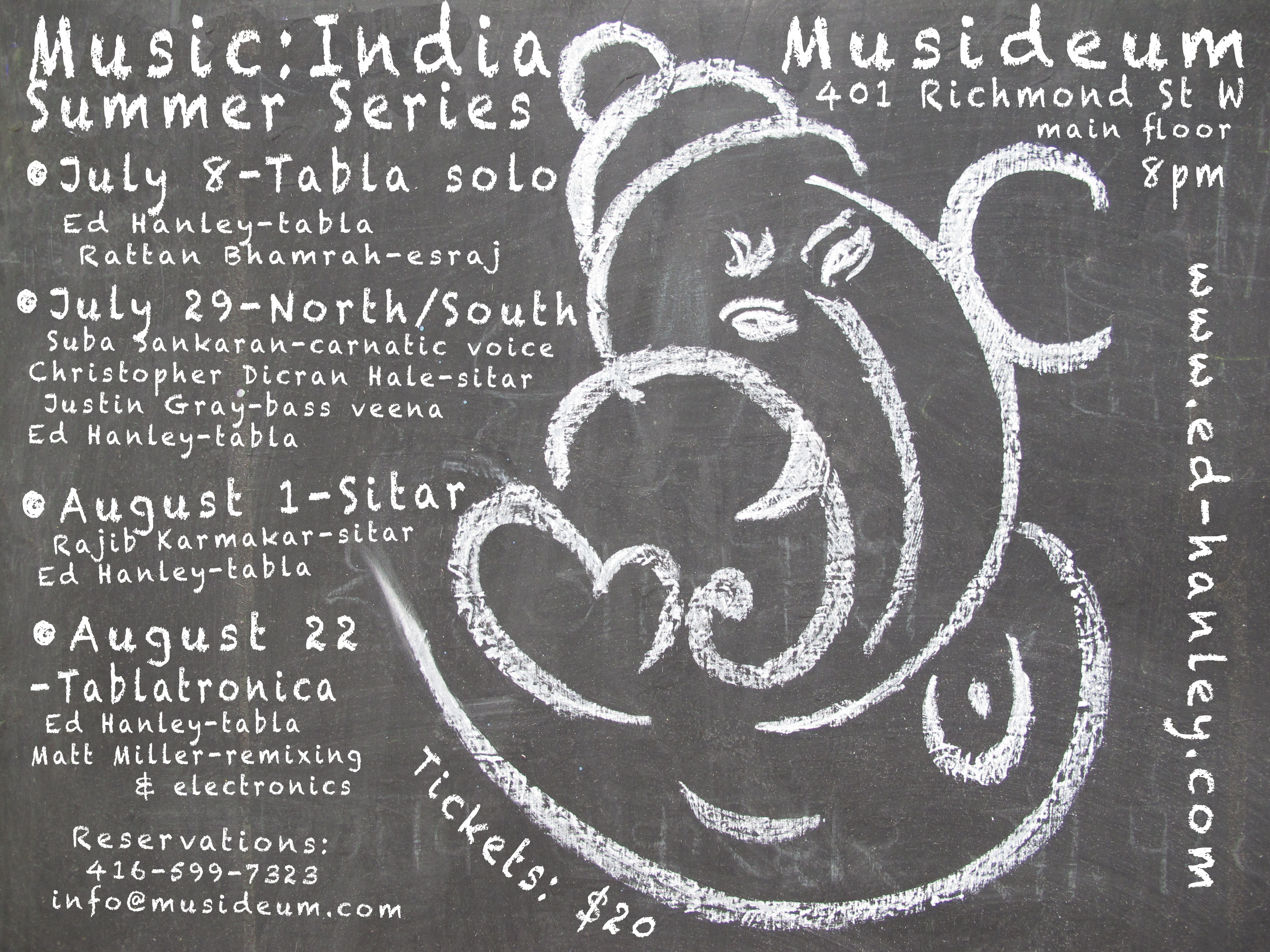 Music:India Summer Series at Musideum